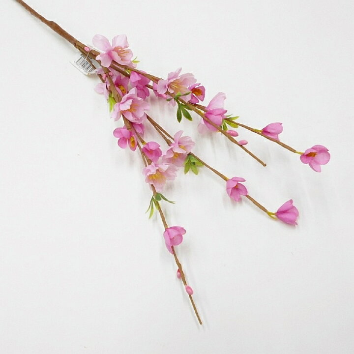 楽天市場 造花 桃の花 桃スプレー 造花 アートフラワー ひな祭り フラワーデコレーション ハセガワ