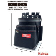 KNICKS　ニックス　赤タグ　CORDURA　KC-212NSDX　超軽量3段チェーン後付けタイプ腰袋