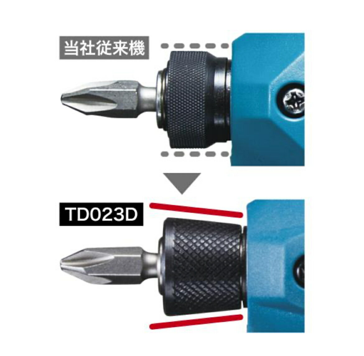Makita TD023DSHX 無線筆電衝擊起子，配備 BL0715 (1.5Ah) 電池 x2、DC07SB 充電器和塑膠外殼。