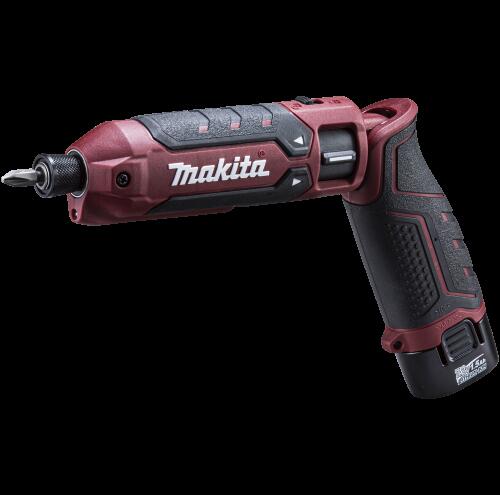 Makita TD023DSHX 無線筆電衝擊起子，配備 BL0715 (1.5Ah) 電池 x2、DC07SB 充電器和塑膠外殼。