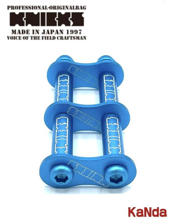 楽天市場】KNICKS ニックス ALU-1-BL アルミ製金具一式 KNICKSロゴ入り 