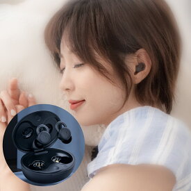 寝ホン 痛くない ワイヤレス 睡眠用イヤホン Bluetooth 寝ながら 完全ワイヤレスイヤホン ミニサイズ 超小型 カナル型 高遮音性 左右分離型 片耳/両耳 自動ペアリング 通話 Type‐C iOS Android 送料無料 /slear001