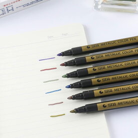 シーリングワックス 10色セット カラーペン シルバー ゴールド マーカーペン カラーペイントペン アートマーカー メタリックペン シーリングスタンプ 塗り メタリックマーカーペン /sw001ah10