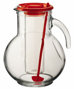 Bormioli Rocco(ボルミオリロッコ) クフラジャグ ライトレッド イタリア製 業務用 プロ仕様