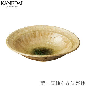 【荒土灰釉あみ笠盛鉢】鉢 和食器 おしゃれ 焼き物 業務用 プロ仕様 メイン 0450-7005