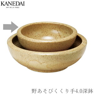 【野あそびくくり手4.0深鉢】お刺身 向付 和食器 おしゃれ 焼き物 プレート 業務用 プロ仕様 0304-0054