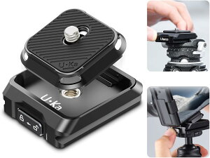 Ulanzi Uka�p�N�C�b�N�����[�X�Z�b�g F38�v���[�g�Ή� �J�����A�N�Z�T���[ 38mm �A���J�X�C�X�Ή��݊� �N�C�b�N�V���[ �N�C�b�N�����[�X�v���[�g �N�C�b�N�}�E���g �ɂݖh�~ 1/4�l�W 3/8�l�W�A�_