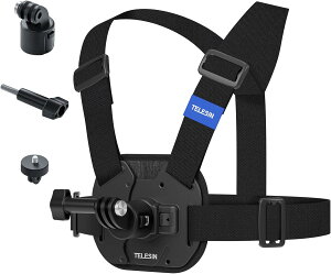 TELESIN �`�F�X�g�x���gGoPro�p POV�B�e �N�C�b�N�����[�X�\�� �����z�� �Ў葀�� �ȒP�Ȏ��t�� �`�F�X�g�n�[�l�X �A�N�V�����J���� �A�N�Z�T���[ Gopro hero 13 12 11 10 9 8 7 6 max BLACK mini/Insta360 One R