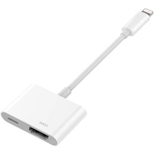 iPhone Lightning HDMI ϊA_v^ CgjO VŃo[W Digital AVA_v^[ HDMIP[u RlN^P[u 1080P ݒsv sv Q[ av/TV o iphone se(񐢑)/