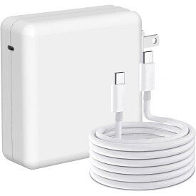 ノートパソコン 充電器 96W 87W 67W 61W Macbook pro/レノボ/Lenovo交換用 急速充電器 【PD3.0対応/折畳式プラグ/2.0mType-Cケーブル】 Acアダプター Mac Air 電源アダプタ Switch/Mac Book Pro対応/ノートパソコン各種USB-C機器対応