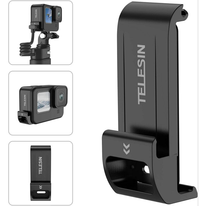 楽天市場】TELESIN Gopro Hero 11 10 9 用 バッテリーカバー 防雨 防雪 
