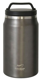 FREEAP アイスタンク キャンプ 氷入れ メタリックグレー K-10689MG ステンレス鋼 1.8L パークレーン
