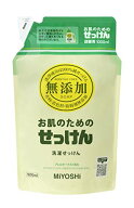 MIYOSHI 液体 無添加お肌のための洗濯用 リフィル 1.0L