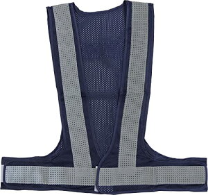 富士手袋工業 安全ベスト 紺 フリーサイズ メッシュ安全ベスト 4270