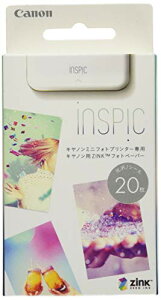 キヤノン Canon スマホプリンター用 ZINKフォトペーパー 20枚入り