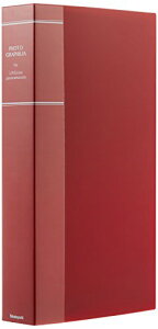 ナカバヤシ フォトグラフィリア L判 360枚収納 L3段ポケット レッド PHL-1036-R