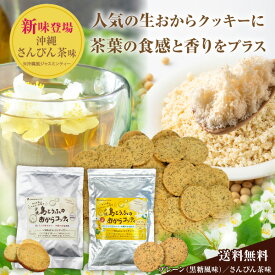 [送料無料] 沖縄島とうふのおからコッティ 黒糖風味 さんぴん茶味 お試し1袋 おからクッキー おから高配合 沖縄 ジャスミン茶 ビスケット 大豆 ダイエット 国産 お試し ビスコッティ スイーツ 低カロリー うの花 送料無料