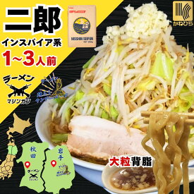 二郎系 ラーメン 二郎 インスパイア 麺 極太 背脂 【 監修 ラーメン スープ 付 1～3人前】 醤油 サンダーバード マシンガン 醤油 こってり 国産 濃厚 次郎 重量 ワシワシ食感 マシマシ オーション 生麺 太麺 天地返し 取り寄せ ご当地ラーメン 東北 岩手 秋田 有名 行列 宅配