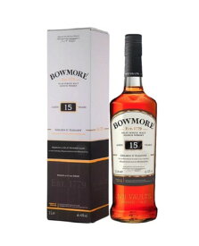 【送料無料（一部地域を除く）】ボウモア15年ゴールデン＆エレガント 1000ml 43%