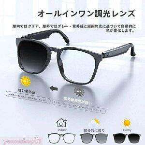 SALE�I�y��N�ۏ؁z�y2026�V�o��z�X�}�[�g�O���X Bluetooth5.3 �ϐF�����T���O���X ���C�����X�I�[�f�B�I �I�[�v���C���[ �����}�C�N UV400 �u���[���C�g�J�b�g AI �|�� ���y�ʘb�Ή�