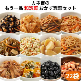 おかず 時短 【まとめ買いキャンペーン対象商品】カネ吉のもう一品【和惣菜】おかず惣菜セット(22袋)