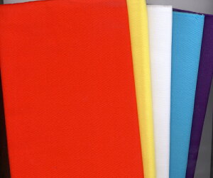 ※別注 ご希望の長さでカットし5色の旗を作ります(5色分)【幅約35cm】生地 ビリケンモス全11色00163【幅約35cm】 Aモス(ナイスモス)三馬モスリン たすき・縄跳び・はちまき 全11色 00016