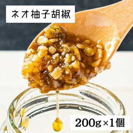 ネオ柚子胡椒 詰め替え用 200g 大容量 パウチ 送料無料 メール便 食べる柚子胡椒 食べるラー油 調味料 ご飯のお供 お徳用 訳あり (簡易包装) 博多 福岡 お土産 万能調味料 チャーハン 鍋 ラーメン 餃子 キャンプ飯 リフィル