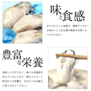 【送料無料】広島産かき2kg(解凍後1700g)Mサイズ(90〜110粒前後)【広島産牡蠣/お徳用】