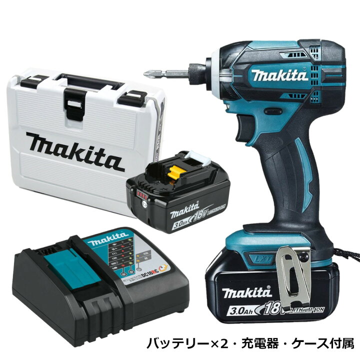 楽天市場】【純正品】マキタ 充電式 バッテリ 2個+インパクト  