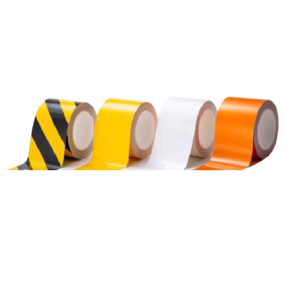 <br>ビバスーパーラインテープ タカハラコーポレーション LTL100 色選択自由4色（トラ、黄、白、オレンジ）／グロス 100mm×20m 総厚(セパ無し)143±5μm 6巻 1ケース