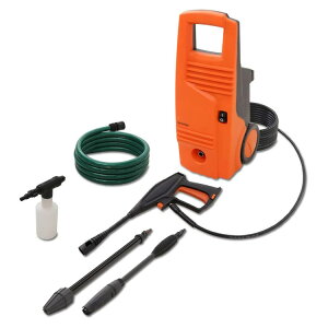 アイリスオーヤマ 高圧洗浄機 FBN-601HG-D 軽量 コンパクト 洗車 10点セット 大掃除 車掃除 家庭用 小型 持ち運び ベランダ 約12.0MPa オレンジ