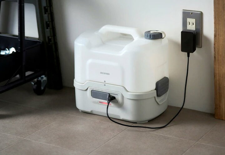 楽天市場】アイリスオーヤマ 充電式ポータブルウォッシャー JPW-T81-W  