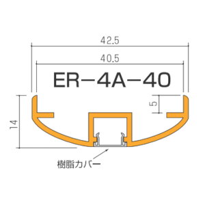 �g�C���u�[�X�p�G�b�W �l�� �C�[�O�� ER-4A-40 40mm�p �O���r�e�B�h�A�p �u�����Y 1��