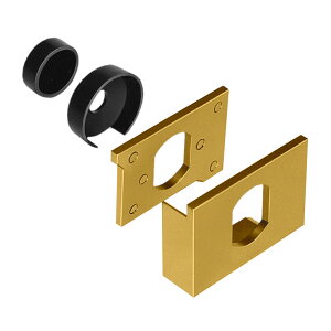 �V�����_�[�J�����b�N�p���σv���[�g ���F �V���N�} �N���[�o CLOVER GO-5150 ���p/�E�p �N���[��/�S�[���h
