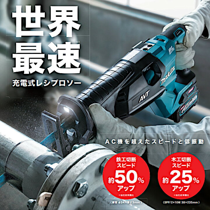 楽天市場】【純正品】充電式レシプロソー 【マキタ】 JR002GRDX フル  