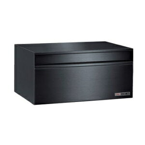 壁面埋込 ・ ポール取付タイプ 【ハッピー製】 ポスト (小型サイズ) 602-SB (スーパーブラック)