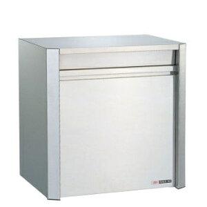 壁面埋込 ・ ポール取付タイプ 【ハッピー製】 ポスト (大型サイズ) 662 (ヘアライン)