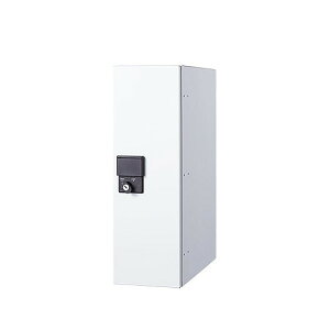 小型宅配ボックス スマート 前入前出/防滴タイプ 【Nasta】 KS-TLU160-S500 ボルドー ブラック ライトグレー ホワイト H500×W160×D400