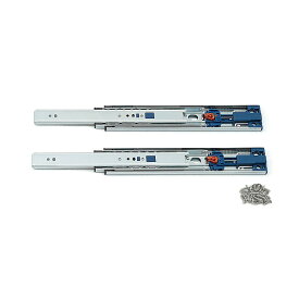13-15日ポイント5倍セルフ ソフトクロージング スライドレールスガツネ4670 (仕上/色:光沢クロメート処理) (厚み12.5×高さ45.5mm) (レール長さ:250〜700mm) (左右で1セット) (販売本数:1セット・10セット・6セット売り)「スガツネ製品ならカネマサ」