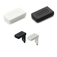 棚受用キャップ SPE［スガツネ］SPE-FC20 (色:ライトグレー・ブラック) (エラストマー) (販売数量:1個売…