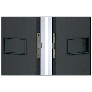 �x���n���h�� �y���j�I���z ULS401 (�J���[:�X�e�����X�w�A���C���E�X�e�����X���j�~�X�g�}�b�g�u���b�N) (W94×H64mm) ���ʗp (�Ή��h�A��:40�`45mm)