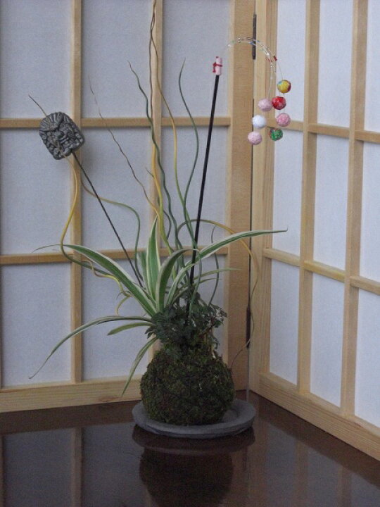 楽天市場】小鬼瓦と花餅のピック 魔除けの鬼瓦 瓦 kawara かわら 