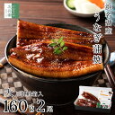 お中元 ギフト 浜名湖 国産 うなぎ 大サイズ 約160g×2尾【ギフト対応可】2個購入500円 3個購入900円 4個購入1,400円OFF まとめ買いクーポン付 お歳暮 お中元 無頭 冷凍 鰻 蒲焼 国産うなぎ 真空パック 3-4人前 プレゼント 土用 丑の日【C配送：冷凍】