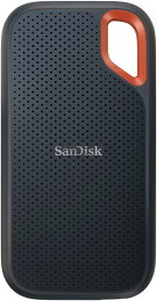 SanDisk SSD 外付け 4TB USB3.2Gen2 読出最大1050MB/秒 防滴防塵 SDSSDE61-4T00-GH25 エクストリーム ポータブルSSD V2 Win Mac PS4 PS5 エコパッケージ