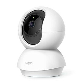 【Alexa 認定取得】 TP-Link ネットワークWi-Fiカメラ ペットカメラ 1080p フルHD 屋内カメラ 夜間撮影 相互音声会話 動作検知 スマホ通知 ドーム型 Tapo C200