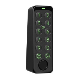 SwitchBot 指紋認証パッド 暗証番号 指紋認証 スマートホーム - スイッチボット スマートロック オートロック ドアロック カギ 防犯 Bluetooth ワイヤレス カードキー付き 工事不要 取付簡単 指紋で解錠