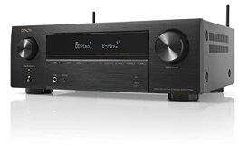 デノン Denon AVR-X1700H AVサラウンドレシーバー 7.2ch 8K Ultra HD、HDR10+、eARC対応/ブラック AVR-X1700HK