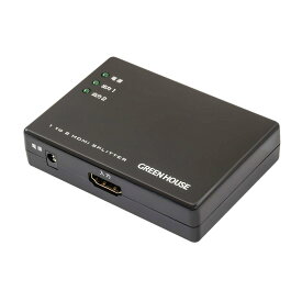 グリーンハウス 4K2K HDMI分配器 スプリッター 1入力2出力 Nintendo Switch PS4 XboxOne動作確認済 GH-HSPE2-BK