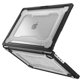 Spigen Macbook Pro 14インチ ケース ハードシェルケース A2442 with M2 Pro / M2 Max Chip / M1 Pro / M1 Max Chip (2023/2021) ラギッド・アーマー ACS04409 (ブラック)