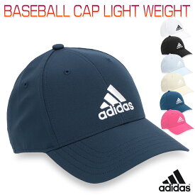 アディダス BASEBALL CAP LIGHT WEIGHT メンズ/レディース キャップ ブラック/ホワイト/ネイビー/グレー/ベージュ/ピンク/ブルー 51-54cm/54-57cm/57-60cm/60-63cm 25607
